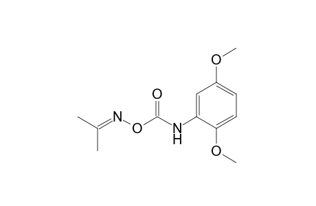 acetone, O-[(2,5-dimethoxyphenyl)carbamoyl]oxime