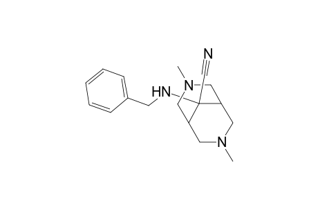 3,7-Dimethyl-9-[(phenylmethyl)amino]-3,7-diazabicyclo[3.3.1]nonane-9-carbonitrile