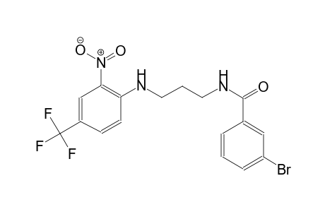 3-bromo-N-{3-[2-nitro-4-(trifluoromethyl)anilino]propyl}benzamide