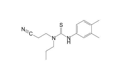 1-(2-cyanoethyl)-1-propyl-2-thio-3-(3,4-xylyl)urea