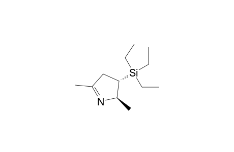 (4S*,5R*)-2,5-Dimethyl-4-(triethylsilyl)-1-pyrroline