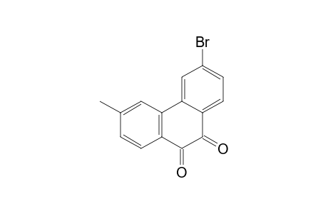 3-bromanyl-6-methyl-phenanthrene-9,10-dione