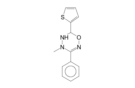 4-Methyl-3-phenyl-6-thiophen-2-yl-5,6-dihydro-4H-[1,2,4,5]oxatriazine