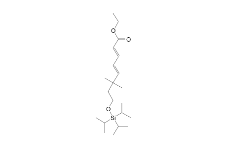 ETHYL-(2E,4E)-8-[(TRIISOPROPYLSILYL)-OXY]-6,6-DIMETHYL-2,4-OCTADIENOATE