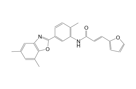 2-propenamide, N-[5-(5,7-dimethyl-2-benzoxazolyl)-2-methylphenyl]-3-(2-furanyl)-, (2E)-