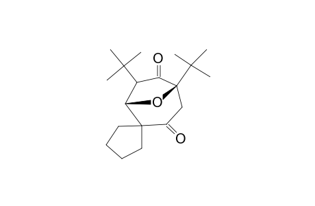 4-(1,4-TETRAMETHYLENE)-1,6-DI-TERT.-BUTYL-8-OXABICYCLO-[3.2.1]-OCTANE-3,7-DIONE