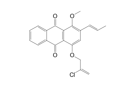 4-(2''-PROP-2''-ENYLOXY)-1-METHOXY-2-(PROP-1'-ENYL)-ANTHRAQUINONE