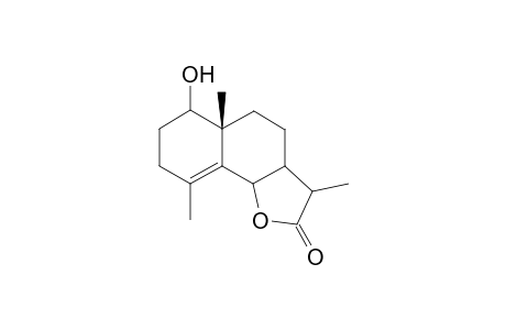 1-Hydroxyeudesm-4-en-6,7,11H-12,6-olide