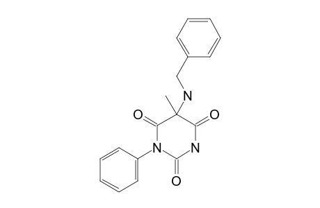 5-BENZYLAMINO-5-METHYL-1-PHENYLBARBITURIC-ACID