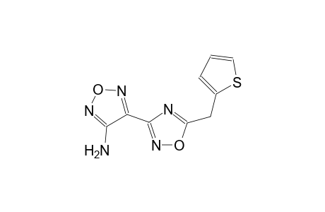 4-(5-Thiophen-2-ylmethyl-[1,2,4]oxadiazol-3-yl)-furazan-3-ylamine