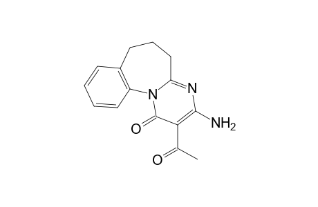 5H-Benz[f]pyrimidino[1,2-a]azepin-1-one, 2-acetyl-3-amino-6,7-dihydro-