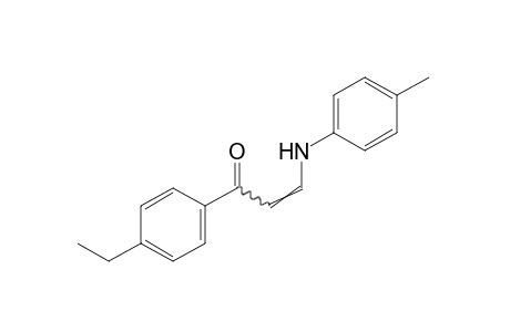 4'-ETHYL-3-(p-TOLUIDINO)ACRYLOPHENONE