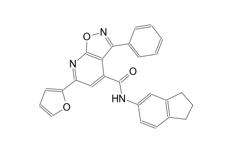 N-(2,3-dihydro-1H-inden-5-yl)-6-(2-furyl)-3-phenylisoxazolo[5,4-b]pyridine-4-carboxamide