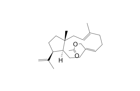 (1R,3E,7E,11S,12S)-17-ACETOXY-3,7,18-DOLABELLATRIENE