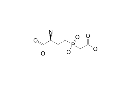 (3-S)-2-[((3-AMINO-3-CARBOXY)-PROPYL)-(HYDROXY)-PHOSPHINYL]-ETHANOIC_ACID;LSP1-1128