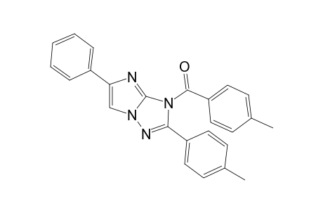 1(or3)-(4-Methylbenzoyl)-2-(4-methylphenyl)-5-phenyl-1(or3)H-imidazo[1,2-b]-1,2,4-triazole