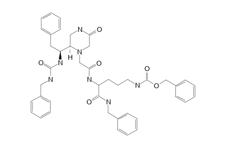 N-[2-[(2R)-[(1S)-(3-BENZYLUREIDO)-2-PHENYLETHYL]-5-OXO-PIPERAZIN-1-YL]-ACETYL]-ORN(Z)-NH-BN