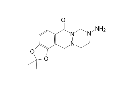 3-Amino-10,10-dimethylbenzo[1,3]dioxolo[4',5' : 4,5]-8,8a,11a,12-tetrahydropyridazino[1,2-a]-[1,2,4]-triazin-6-one