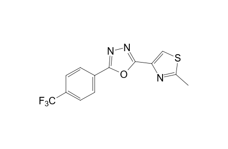 2-(2-METHYL-4-THIAZOLYL)-5-(alpha,alpha,alpha-TRIFLUORO-p-TOLYL)-1,3,4-OXADIAZOLE