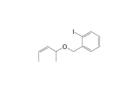 (Z)-1-Iodo-2-(1'-methylbut-2'-enyloxymethyl)benzene