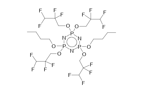 2,2,4,6-TETRAKIS(2,2,3,3-TETRAFLUOROPROPYLOXY)-4,6-DIBUTOXYCYCLOTRIPHOSPHAZENE