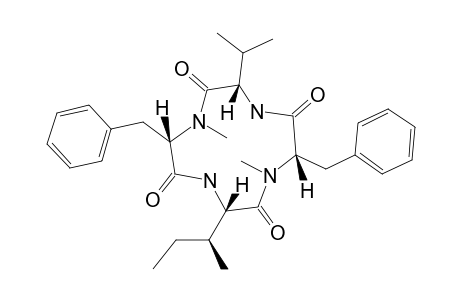 CYCLO-(L-N-ME-PHE-L-VAL-L-N-ME-PHE-L-ILE)