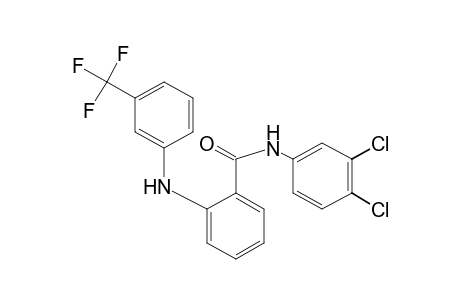 3',4'-DICHLORO-2'-(alpha,alpha,alpha-TRIFLUORO-m-TOLUIDINO)BENZANILIDE