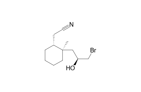 (1R*,2R*,2'S*)-[2'-(3''-BROMO-2''-HYDROXYPROPYL)-2'-METHYLCYCLOHEXYL]-ACETONITRILE