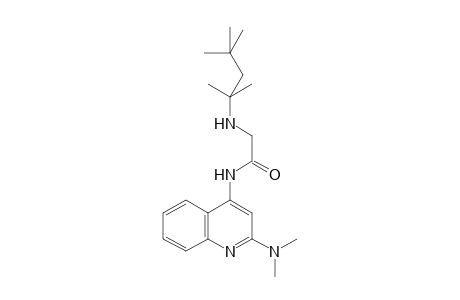 N-[2-(Dimethylamino)-4-quinolinyl]-2-[(1,1,3,3-tetramethylbutyl)amino]acetamide