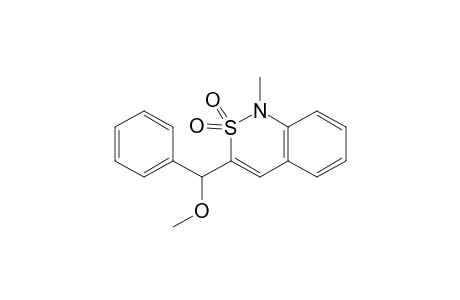 3-(Methoxy-phenyl-methyl)-1-methyl-1H-benzo[c][1,2]thiazine2,2-dioxide