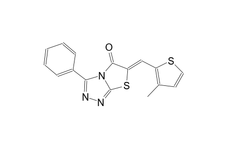 thiazolo[2,3-c][1,2,4]triazol-5(6H)-one, 6-[(3-methyl-2-thienyl)methylene]-3-phenyl-, (6Z)-