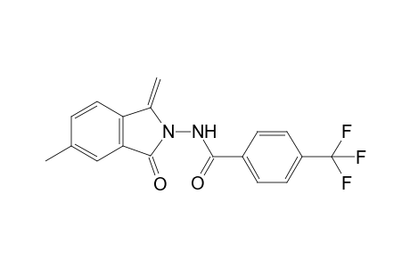 N-(5-Methyl-1-methylene-3-oxoisoindolin-2-yl)-4-(trifluoromethyl)benzamide