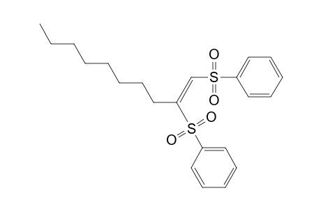 [(Z)-2-(benzenesulfonyl)dec-1-enyl]sulfonylbenzene