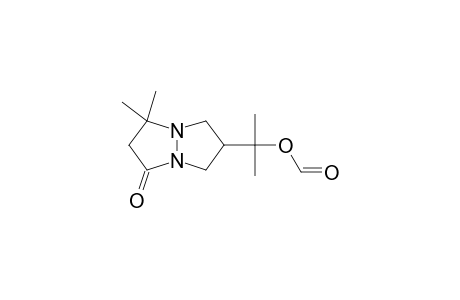 6-[1-(FORMYLOXY)-1-METHYLETHYL]-TETRAHYDRO-3,3-DIMETHYL-1H,5H-PYRAZOLO-[1,2-A]-PYRAZOL-1-ONE