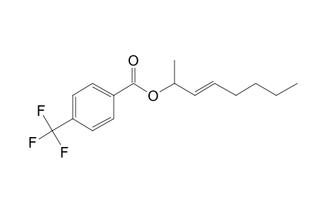 4-(Trifluoromethyl)benzoic acid, oct-3-en-2-yl ester