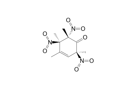 2,4,5,6-TETRAMETHYL-R-2,C-5,T-6-TRINITROCYCLOHEX-3-ENONE