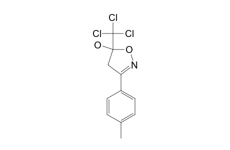 3-p-TOLYL-5-HYDROXY-5-TRICHLORO-METHYL-4,5-DIHYDRO-ISOXAZOLE