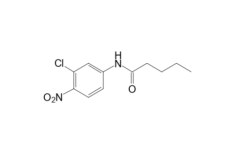 3'-chloro-4'-nitrovaleranilide