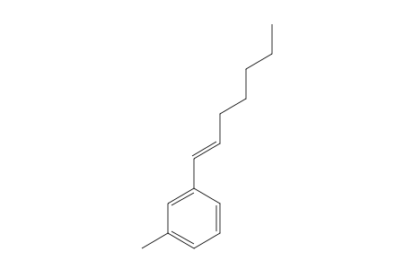 (E)-1-(1-HEPTENYL)-3-METHYLBENZENE