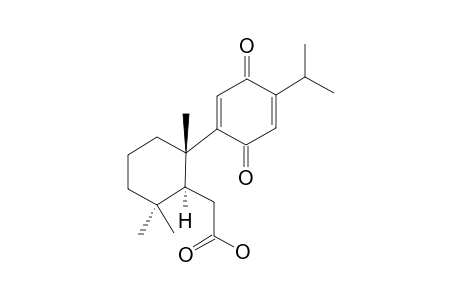 (REL-1S,2R)-(4'-ISOPROPYL-1,3,3-TRIMETHYL-3',6'-DIOXO-BICYCLOHEXYL-1',4'-DIEN-2-YL)-ACETIC-ACID