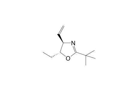 (4R,5R)-2-tert-butyl-4-ethenyl-5-ethyl-4,5-dihydro-1,3-oxazole