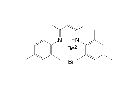 beryllium bromide mesityl((2Z,4E)-4-(mesitylimino)pent-2-en-2-yl)amide