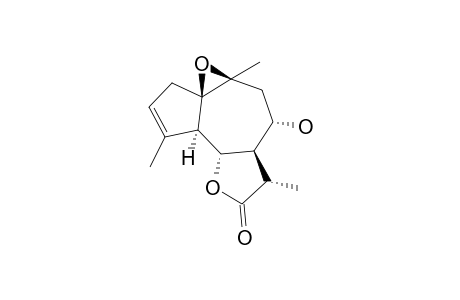 8-ALPHA-HYDROXYARBORESCIN;8-ALPHA-HYDROXY1-BETA,10-BETA-EPOXYGUAIA-3-EN-12,6-ALPHA-OLIDE