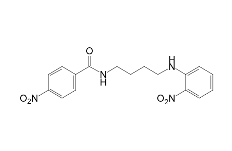 p-nitro-N-[4-(o-nitroanilino)butyl]benzamide