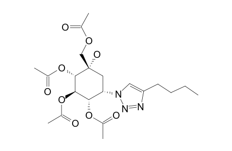 (1S,2R,3S,4S,6S)-4-(ACETOXYMETHYL)-6-(4-BUTYL-1H-1,2,3-TRIAZOL-1-YL)-4-HYDROXY-CYCLOHEXANE-1,2,3-TRIYL-TRIACETATE