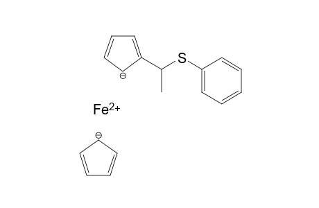 iron(II) 2-(1-(phenylthio)ethyl)cyclopenta-2,4-dien-1-ide cyclopenta-2,4-dien-1-ide