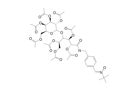 N-[4-(OCTA-O-ACETYLLACTOBIONAMIDOMETHYLENE)-BENZYLIDENE]-N-TERT.-BUTYLAMINE-N-OXIDE