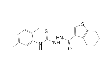 N-(2,5-dimethylphenyl)-2-(4,5,6,7-tetrahydro-1-benzothien-3-ylcarbonyl)hydrazinecarbothioamide