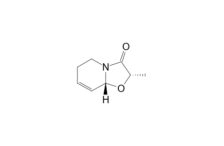 (6R,8S)-8-METHYL-7-OXA-1-AZABICYClO-[4.3.0]-NON-4-EN-9-ONE;MINOR_EPIMER