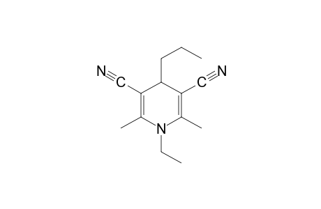 1,4-dihydro-2,6-dimethyl-1-ethyl-4-propyl-3,5-pyridinecarbonitrile